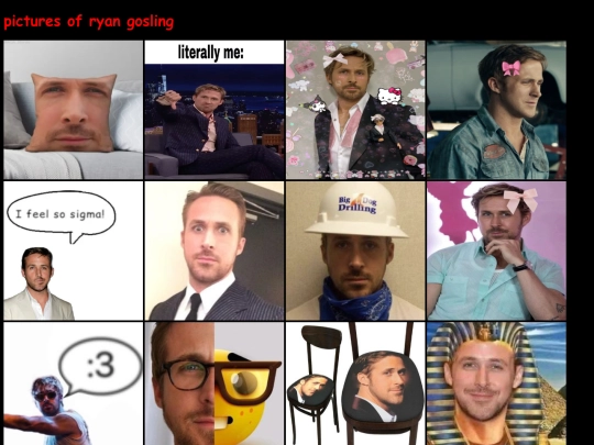 ryan gosling photo site screenshot