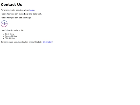 contact screenshot