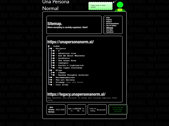 sitemap screenshot