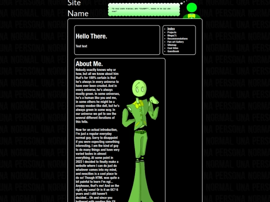 test screenshot