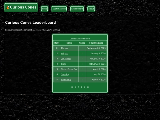 leaderboard/page/2 screenshot