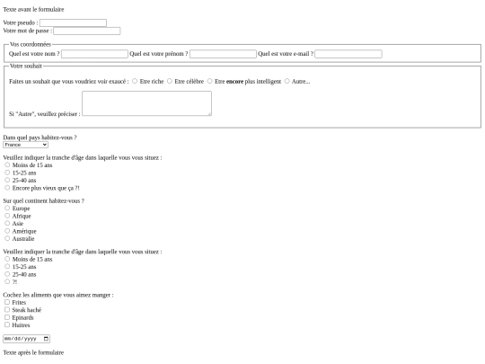 test screenshot