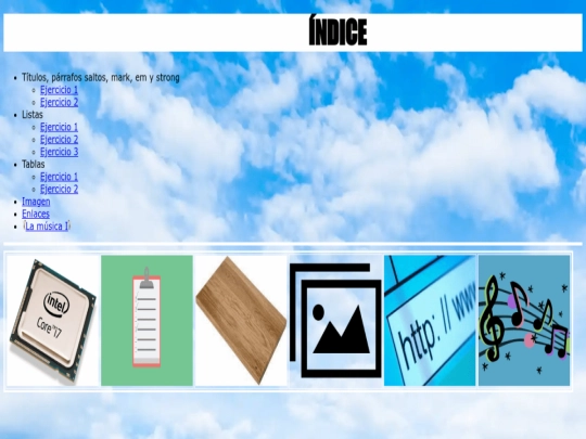 index screenshot