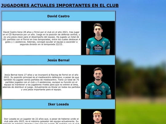 jugadores screenshot