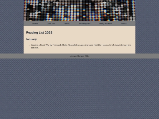 pages/readinglist screenshot