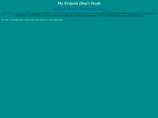 projects screenshot