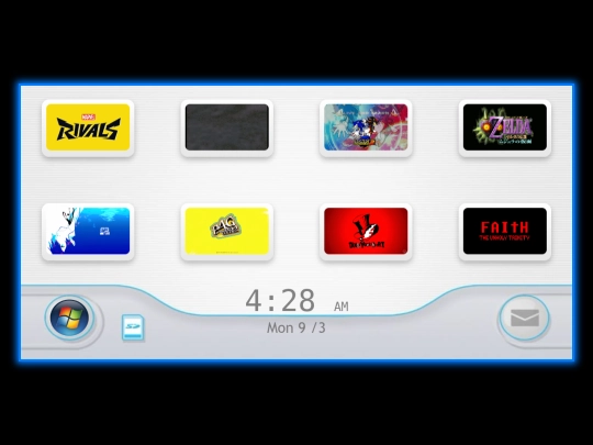 WiiMenu screenshot