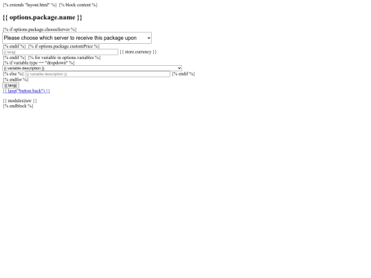 options screenshot