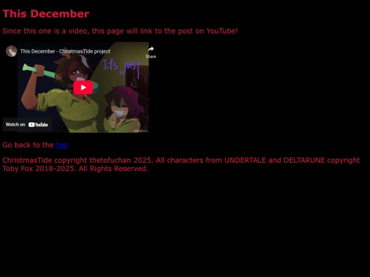 pastdecembers screenshot