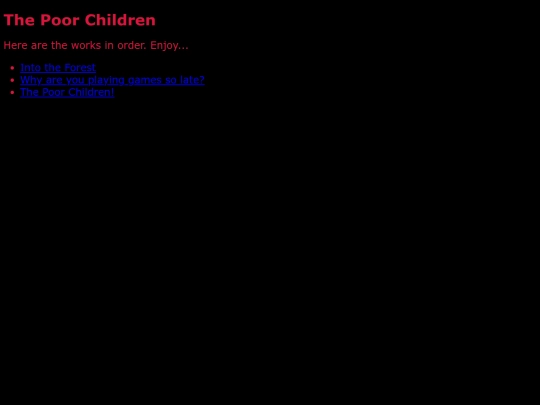 thepoorchildren screenshot