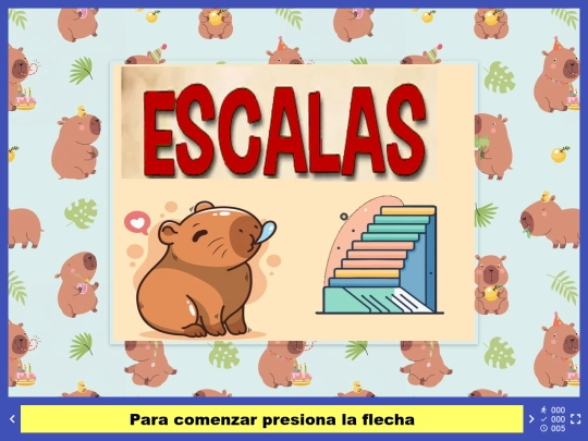 Escalas screenshot