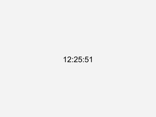 digitalClock screenshot