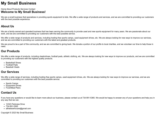 smallBusiness screenshot