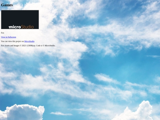 games screenshot