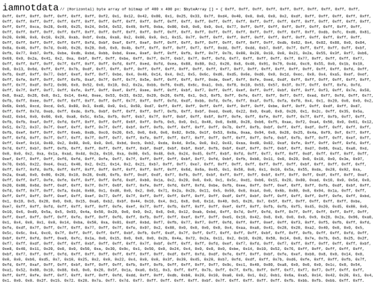 iamnotdata screenshot