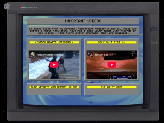 videos/importantvideos screenshot