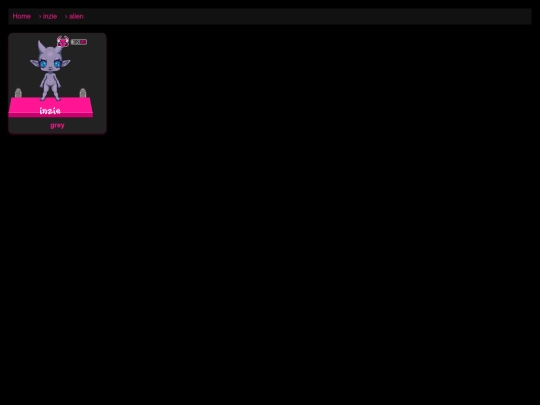 home/dolls/docs/inzie_alien screenshot