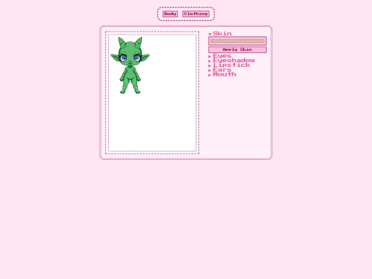 home/dolls/zinzie/dress-up screenshot