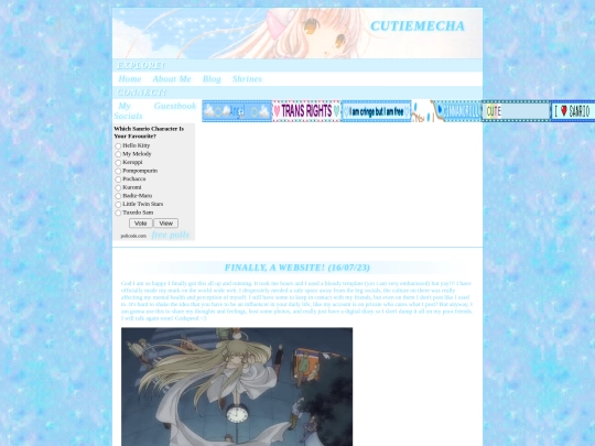 firstblog screenshot
