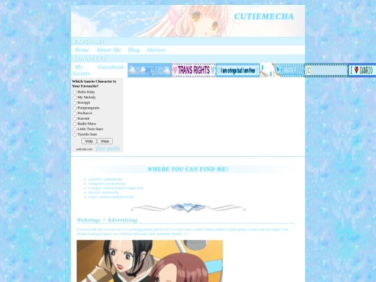 socials screenshot