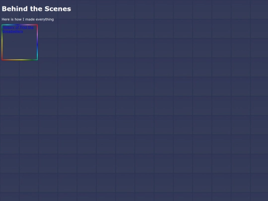 behindthescenes screenshot