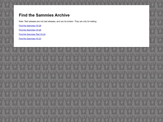 findthesammiesarchive screenshot