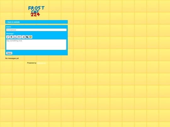 guestbook screenshot