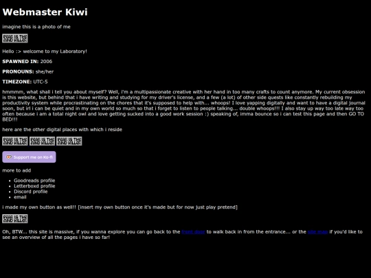 weirdness/webmaster screenshot
