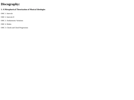 discography screenshot