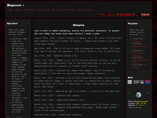 changelog screenshot