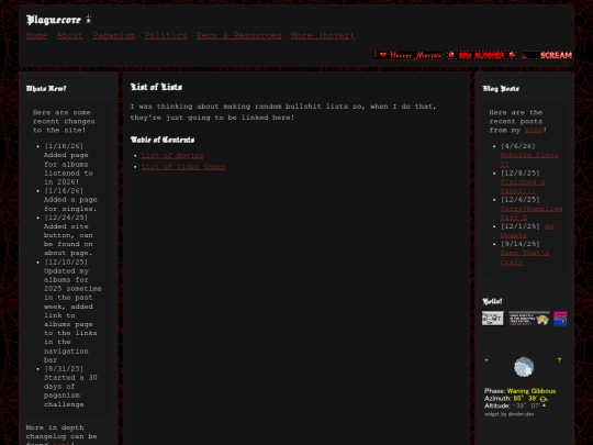 lists/listoflists screenshot