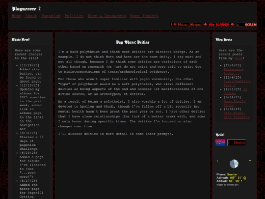 pagan/30pagan/day3 screenshot