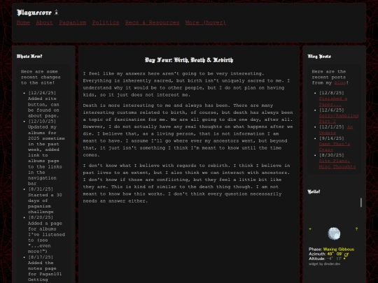 pagan/30pagan/day4 screenshot