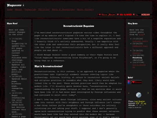 pagan/recon screenshot