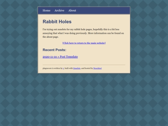 rabbithole screenshot