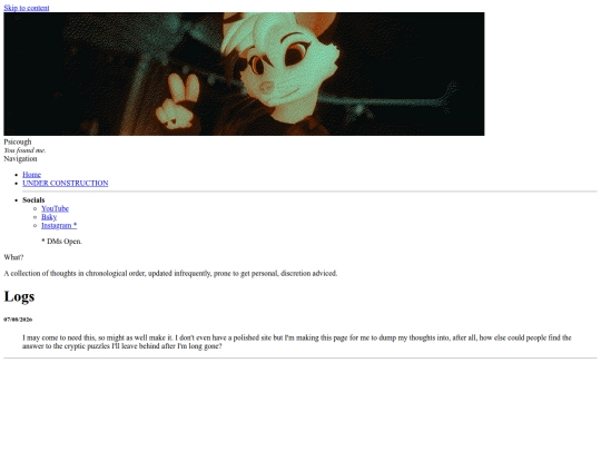 Pages/logs screenshot