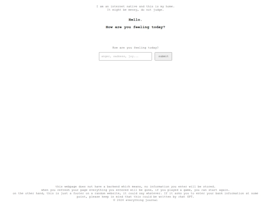 feelings screenshot