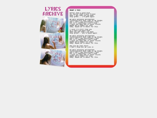 lyrics/meant4this screenshot