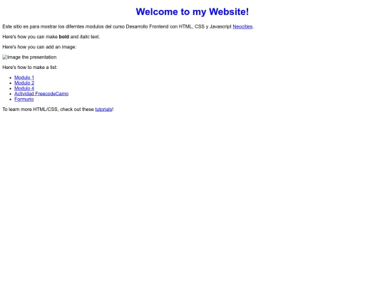 index screenshot