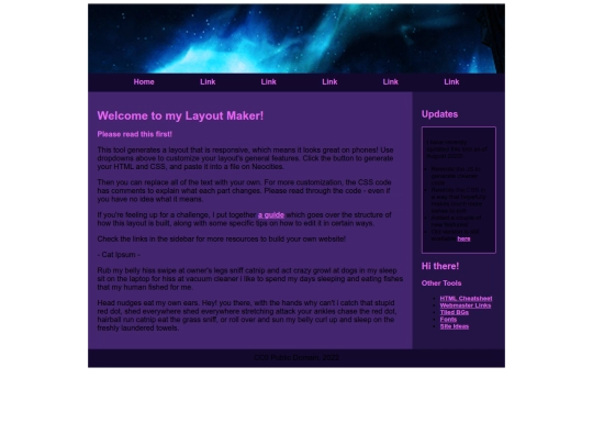 index screenshot
