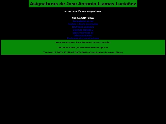 asignaturas screenshot