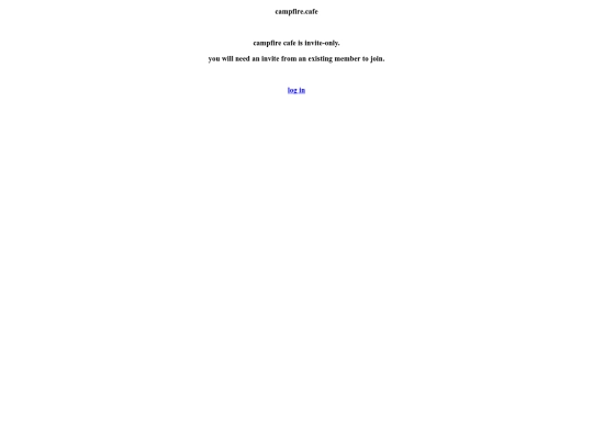 projects/campfirecafe screenshot