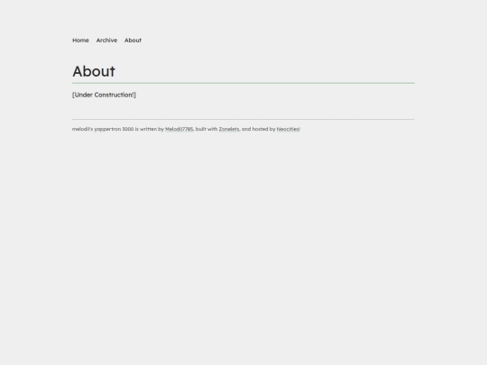 blog/about screenshot