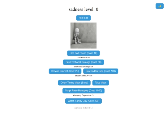 depressionclicker screenshot