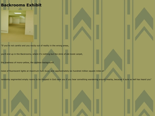 Backrooms screenshot