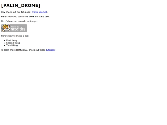 index screenshot