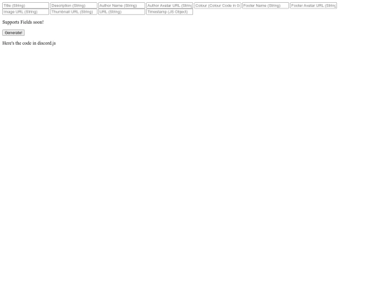 projekte/embedgen screenshot