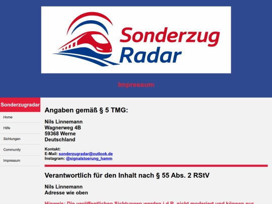 impressum screenshot