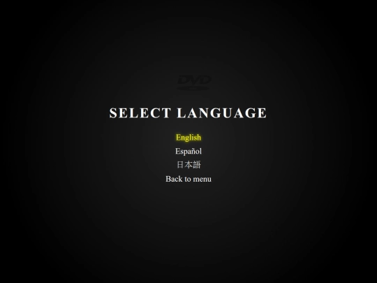 language screenshot
