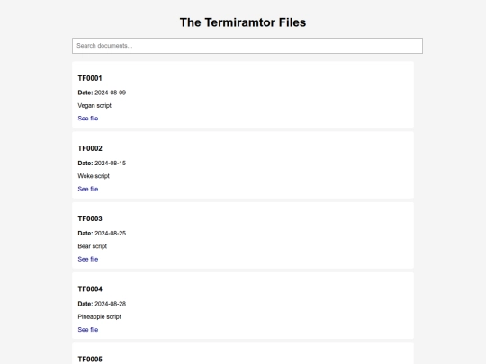 termifiles screenshot
